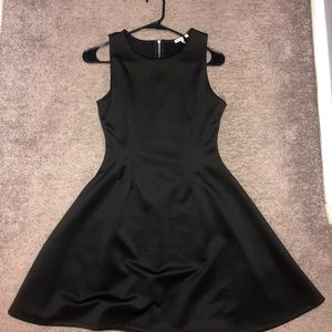 skater dress with exposed zipper